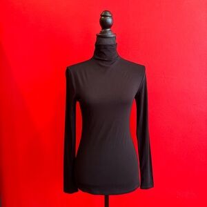 NWOT Black Turtleneck Top